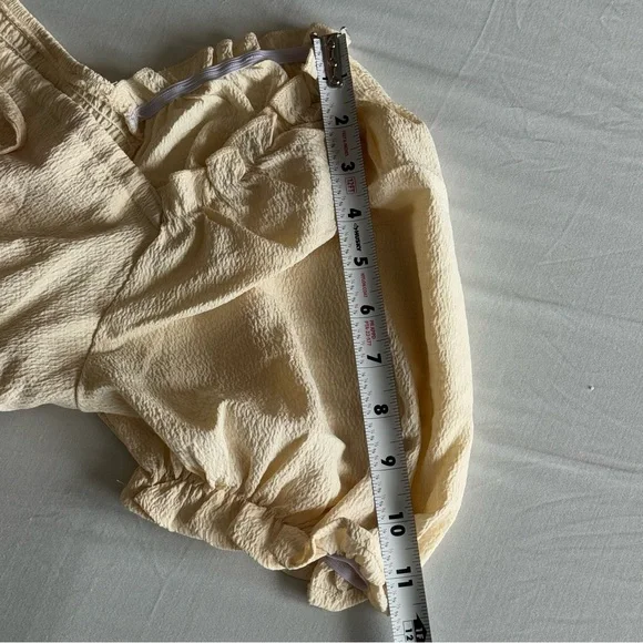 Peasant Cottage Romantic Ren Faire Medieval Puff Sleeve Maxi Dress Sz Small - Picture 16 of 16